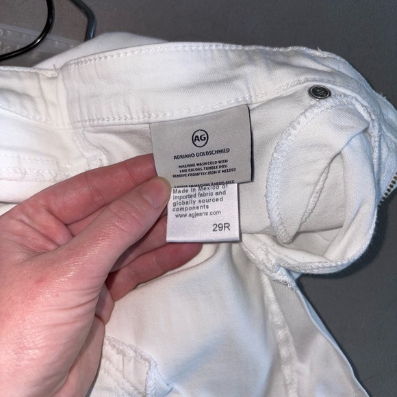 Ag Adriano Goldschmied White Skinny Jeans - Picture 3 of 3
